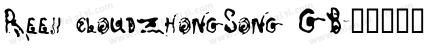 Reeji cloudzhongSong GB字体转换
